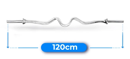 Bară filetată curbată (tip SZ) 120 cm 30 mm THUNDER
