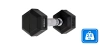 Ganteră hexagonală 2.5 kg THUNDER 