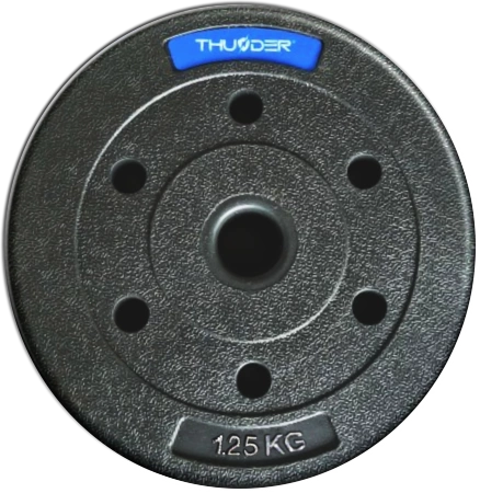 Set de greutăți bituminoase marca THUNDER 6x5 kg + 8x2,5 kg + 8x1,25 kg