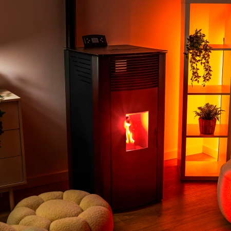 Sobă pe peleți GAREN BLACK 15 kW