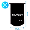 Sac impermeabil 20 L THUNDER negru