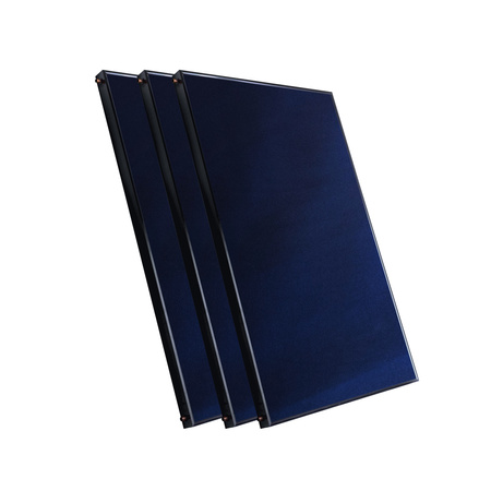 Kit solar cu trei panouri plate de 2m² fără cablu solar și fără rezervor