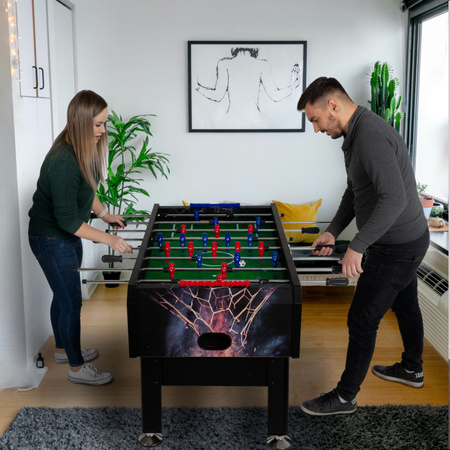 Masă de fotbal de masă 5FT THUNDER FIREBALL