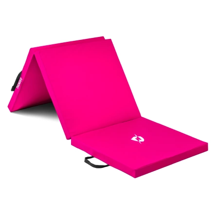 Saltea de gimnastică roz 180x60x5 THUNDER