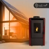 Sobă pe peleți LEYLA RED 6,3 kW 