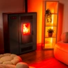 Sobă pe peleți ARIA BLACK 12 kW 