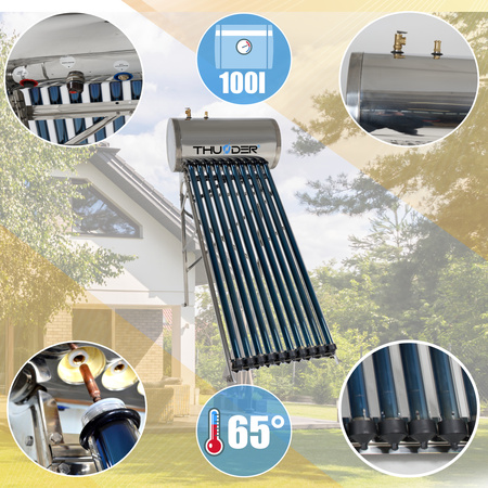 Colector solar presurizat cu rezervor THUNDER 100 L