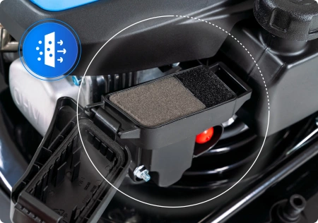 Mașină de tuns iarba pe benzină Hexwelt HW-KS-150 46cm 2,6kW cu autopropulsie