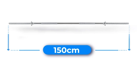 Bară dreaptă cu filet 150 cm 30 mm THUNDER