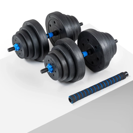GYM-03 2x20 kg gantere reglabile din bitum 