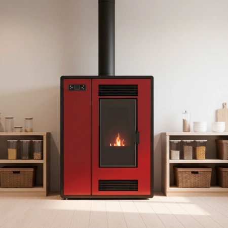 Sobă pe peleți ARIA RED 12 kW 