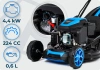 Mașină de tuns iarba pe benzină Hexwelt HW-KS-224 53cm 4,4kW cu autopropulsie