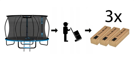 Trambulină THUNDER INSIDE ULTRA 14FT (427 cm) BLUE