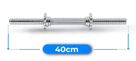 Bară dreaptă cu filet 40 cm 30 mm THUNDER