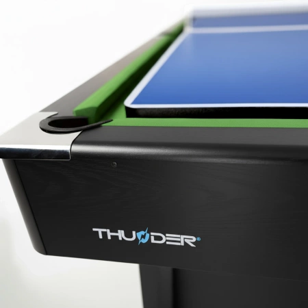 Masă de biliard THUNDER cu suprapunere cymball/ping pong 7FT - BOLD-BLACK