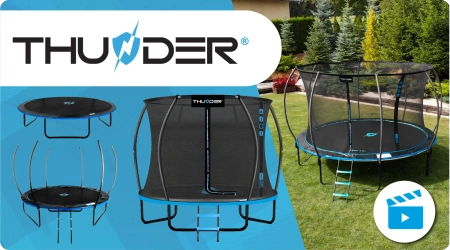 Trambulină THUNDER INSIDE ULTRA 10FT (305 cm) BLUE