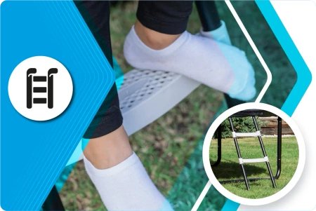 Trambulină THUNDER INSIDE ELITE 10FT (305 cm) NEGRU