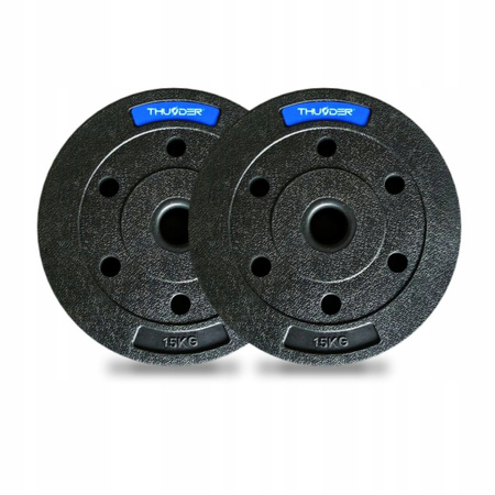 Set de greutăți bituminoase marca THUNDER 2x15 kg