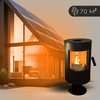 Sobă de oțel FLAME 7 kW