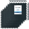 Placă puzzle pentru exerciții neagră 60x60cm THUNDER