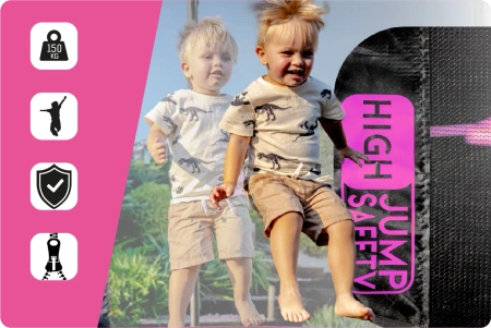 Trambulină THUNDER INSIDE ULTRA 14FT (427 cm) PINK