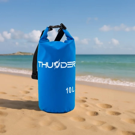 Sac impermeabil 10 L THUNDER albastru