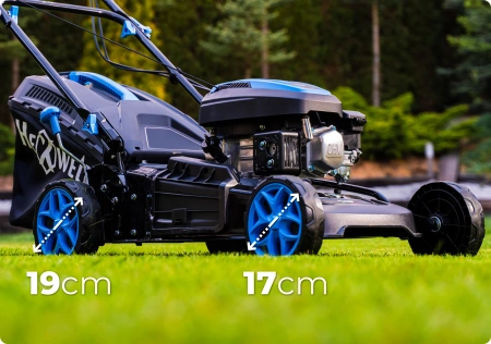 Mașină de tuns iarba pe benzină Hexwelt HW-KS-150 46cm 2,6kW cu autopropulsie