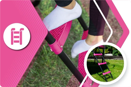 Trambulină THUNDER INSIDE ULTRA 14FT (427 cm) PINK