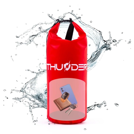 Sac impermeabil 30 L THUNDER roșu