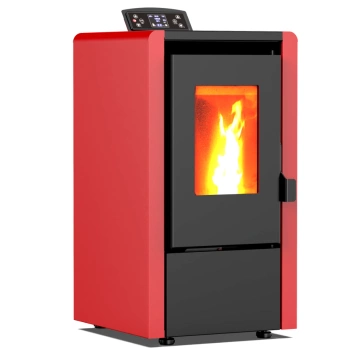 Sobă pe peleți LEYLA RED 6,3 kW