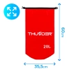 Sac impermeabil 20 L THUNDER roșu