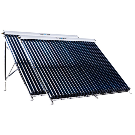 Kit solar cu 2 colectoare vidate de 30 de tuburi, fără cablu solar și fără rezervor