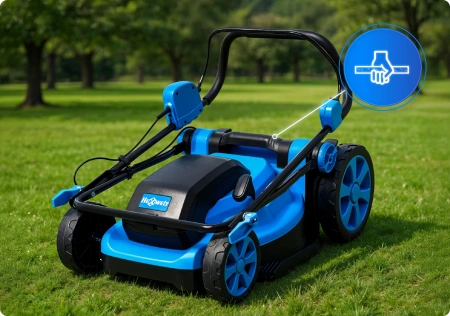 Mașină de tuns iarba cu acumulator Hexwelt HW-KA-40 40cm 40V 8Ah