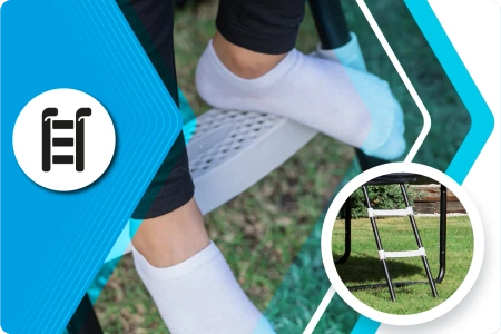 Trambulină THUNDER INSIDE ELITE 12FT (366 cm) NEGRU