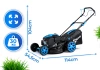 Mașină de tuns iarba pe benzină Hexwelt HW-KS-200 51cm 3,8kW cu autopropulsie