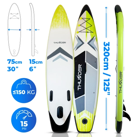 Placă SUP 320cm THUNDER VELA
