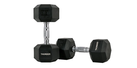 Ganteră hexagonală 12,5 kg THUNDER