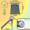 Colector solar presurizat cu rezervor THUNDER 200 L