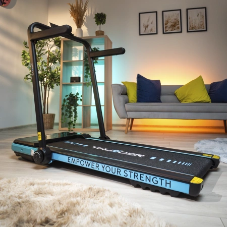 Bandă de alergare electrică THUNDER IMPACT-BLUE