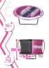 Trambulină THUNDER INSIDE ULTRA 16FT (488 cm) PINK