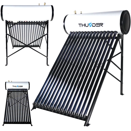 Colector solar presurizat cu rezervor THUNDER 150 L BLACK