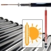 Colector solar presurizat cu rezervor THUNDER 250 L BLACK