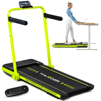 Bandă de alergare electrică THUNDER IMPACT-LIME