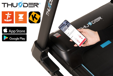 Bandă de alergare electrică THUNDER RAPID-DS-BLACK