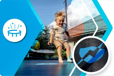 Trambulină THUNDER INSIDE ULTRA 10FT (305 cm) BLUE
