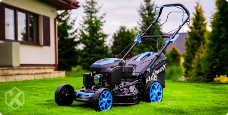 Mașină de tuns iarba pe benzină Hexwelt HW-KS-200 51cm 3,8kW cu autopropulsie