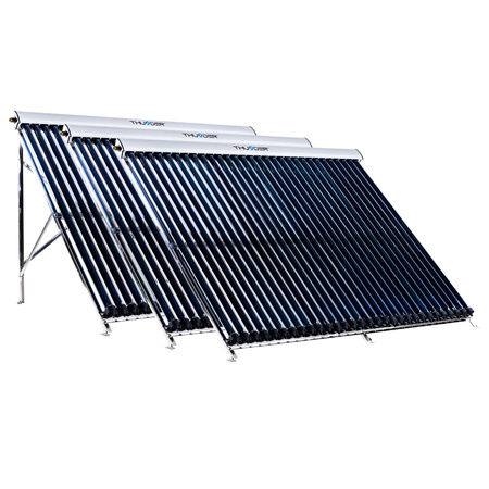 Kit solar cu 3 colectoare vidate de 30 de tuburi, fără cablu solar și fără rezervor