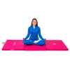 Saltea de gimnastică roz 197x100x5 THUNDER