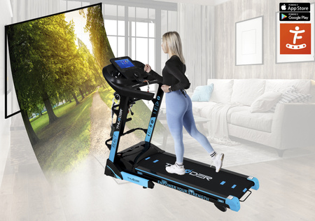 Bandă de alergare electrică THUNDER REACT-DS-TFT-BLACK