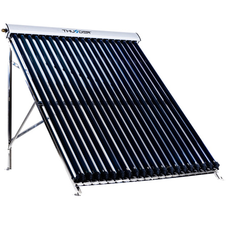 Kit solar cu 1 colector vidat de 20 de tuburi, fără cablu solar și fără rezervor
